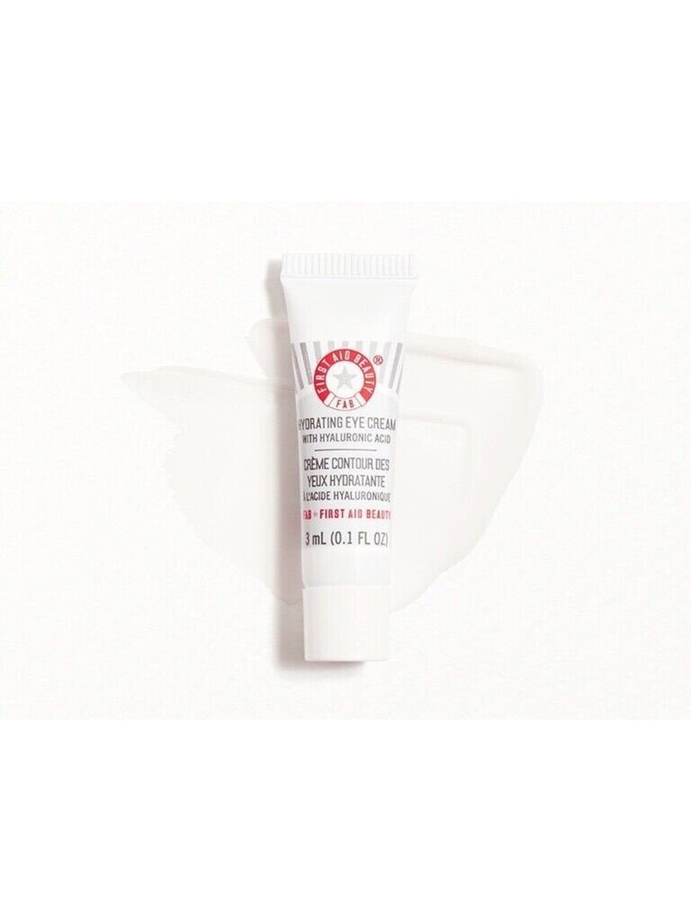 FIRST AID BEAUTY Hydrating Eye Cream with Hyaluronic Acid Travel Mini Size 3 ml